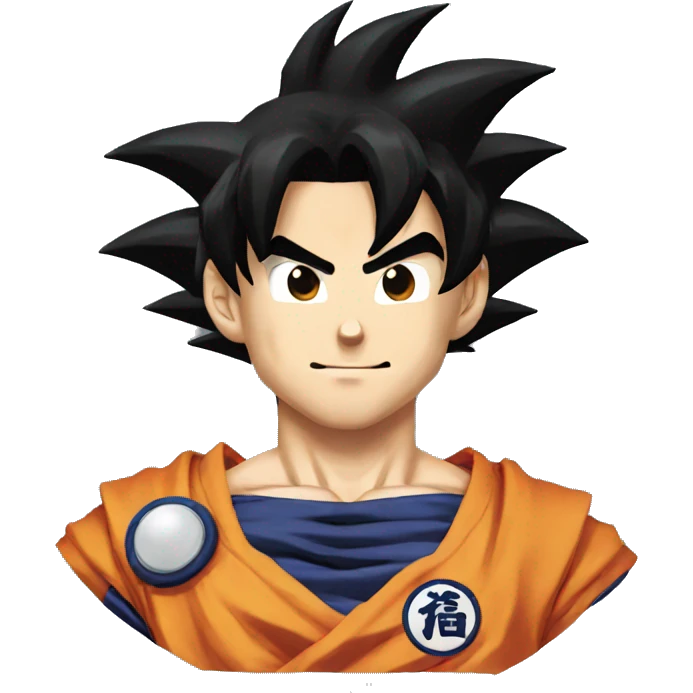Goku from dragon ball z emoji