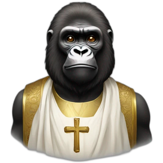 Gorilla Jesus emoji