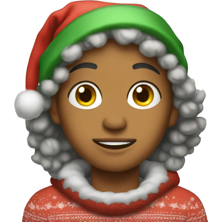 Cozy christmas emoji