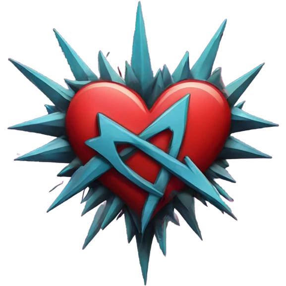 Punk heart emoji