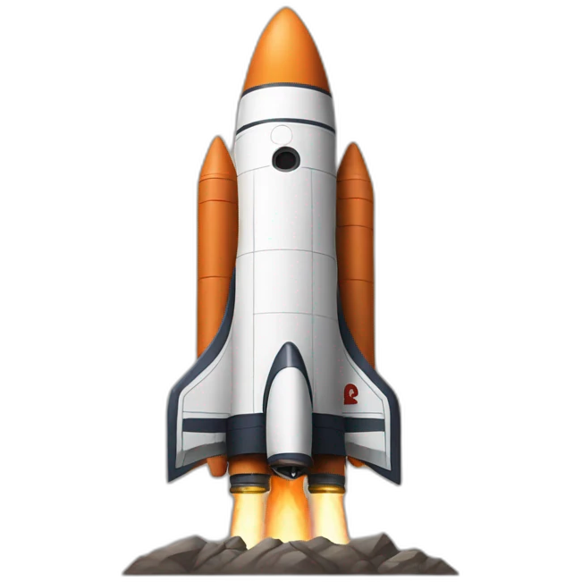 The rocket with the name "Logan" emoji