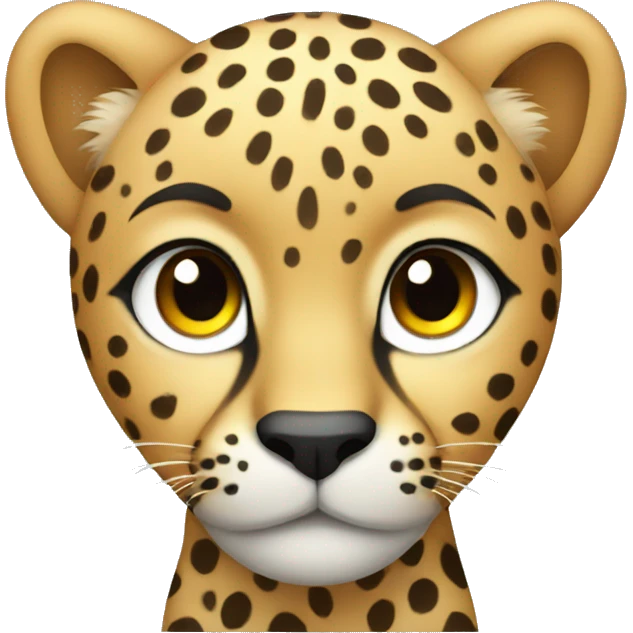 cute cheetah emoji