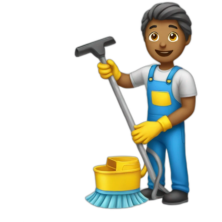 Cleaning emoji