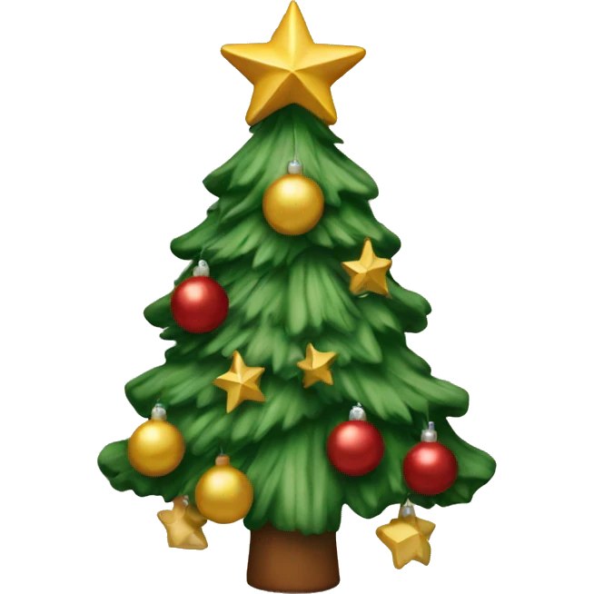 Texas themed Christmas tree emoji