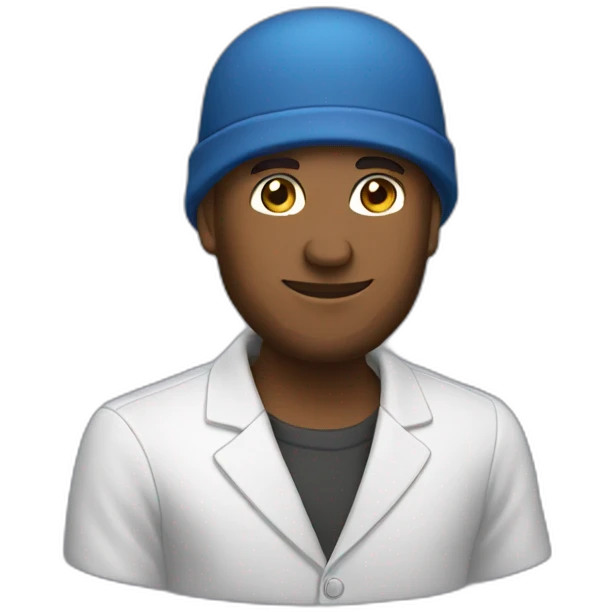 Entrepreneur with skullcap emoji