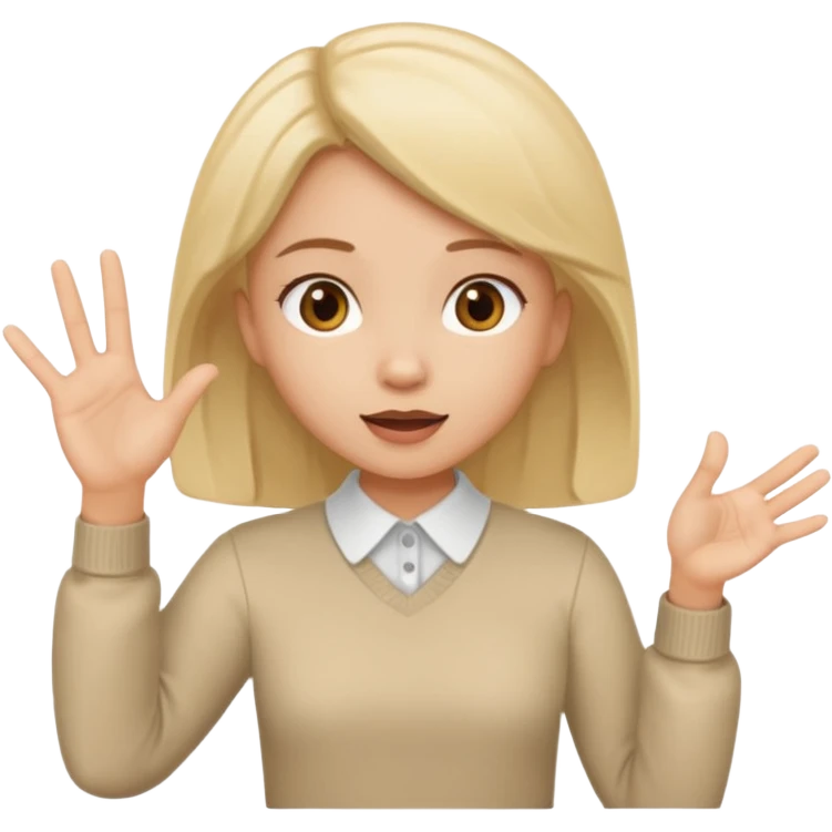 A girl teaching words..so i need a girl position like she us teaching..like real speaking  emoji