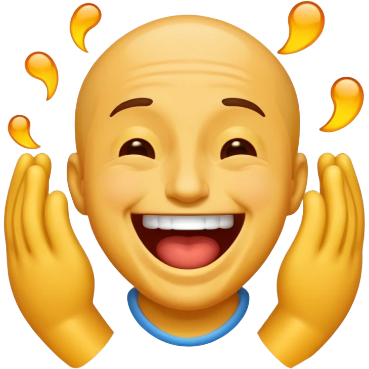 man laughing from soul, hardest laugh ever emoji