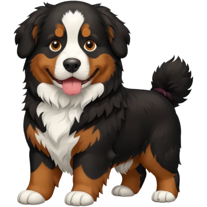 Bernise mountain dog emoji