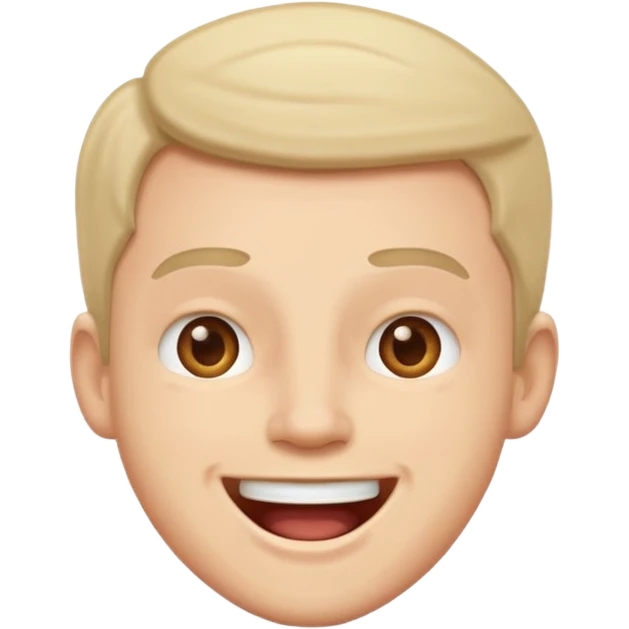white man with mouth open emoji