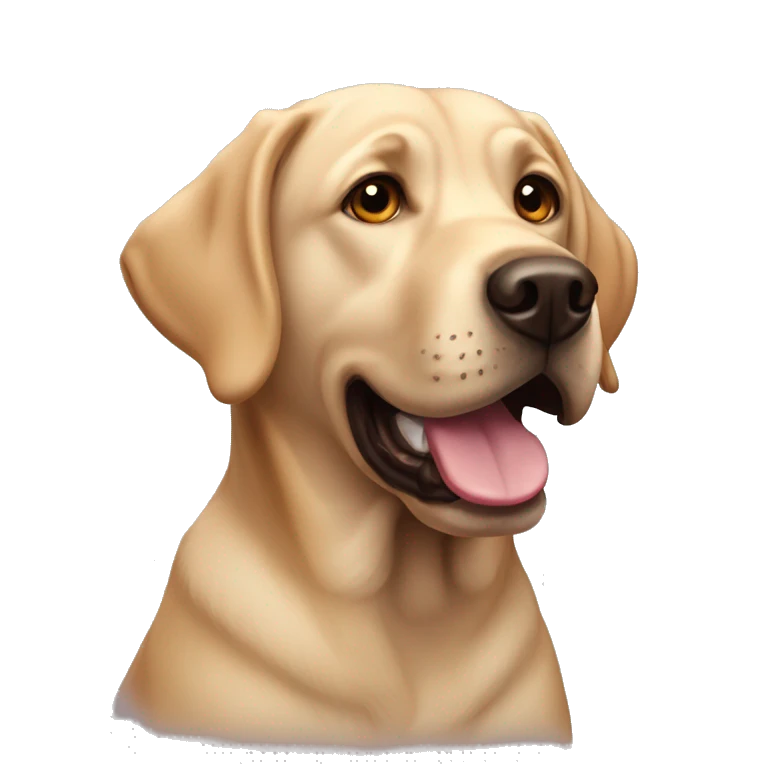 a labrador retriever  emoji