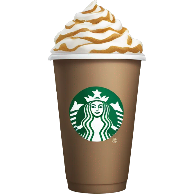 Starbucks cup emoji