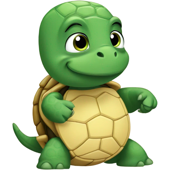 Turtle cute emoji