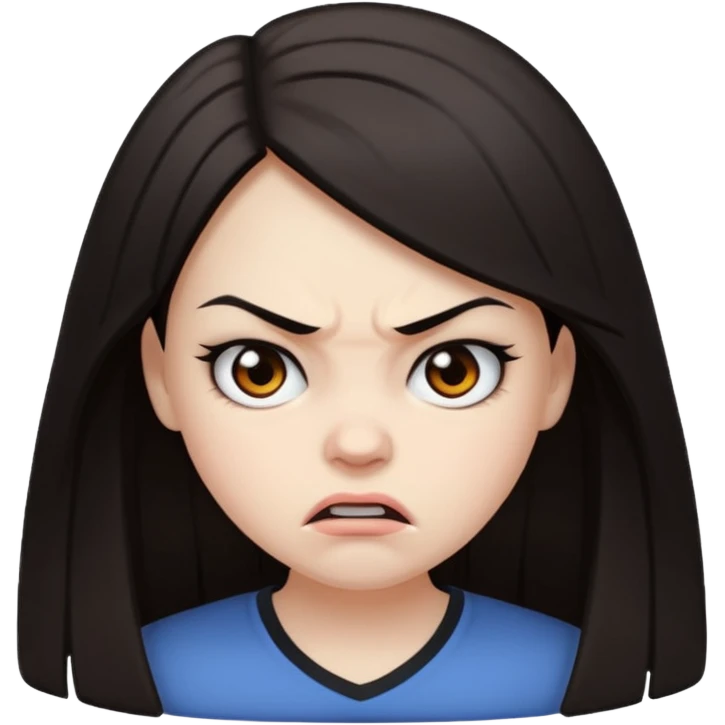 Girl 💢😡 emoji