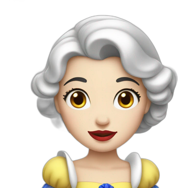 Snow white emoji