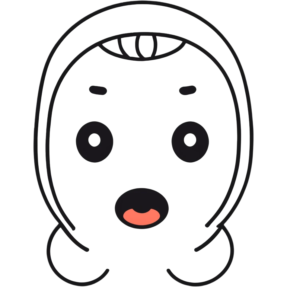 surprised face emoji