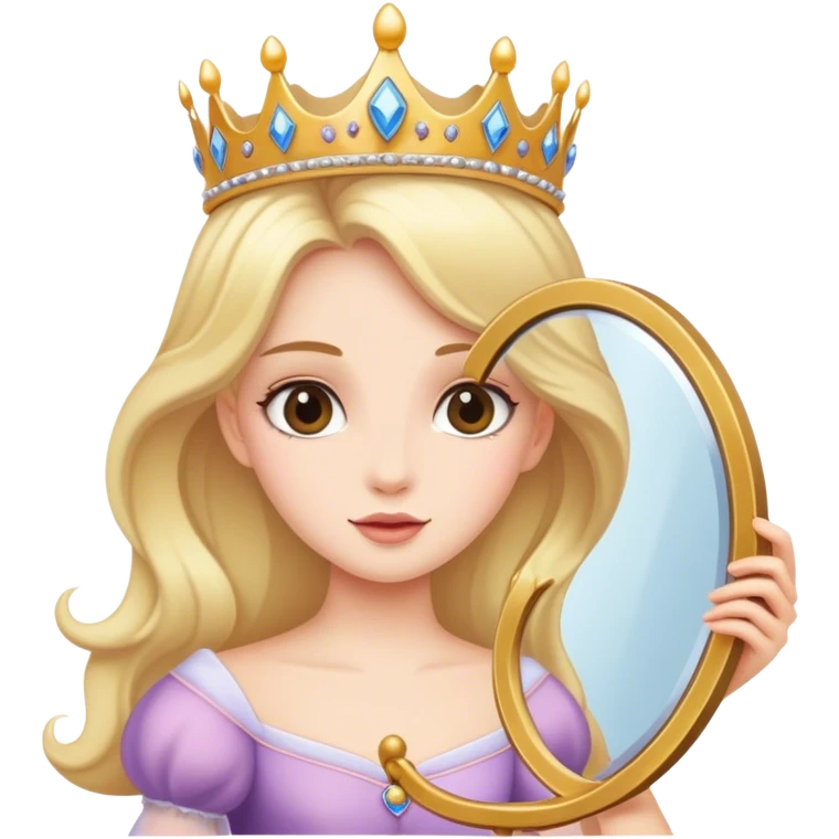 Princess mirror emoji