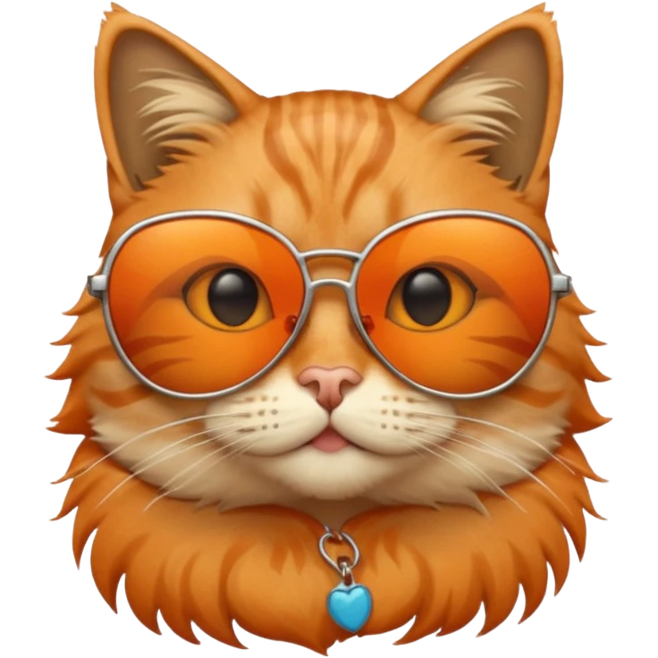 Cat wearing sunglasses emoji