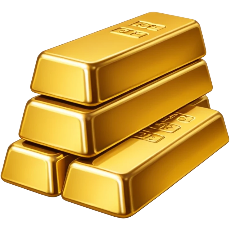 Tons of gold bars emoji
