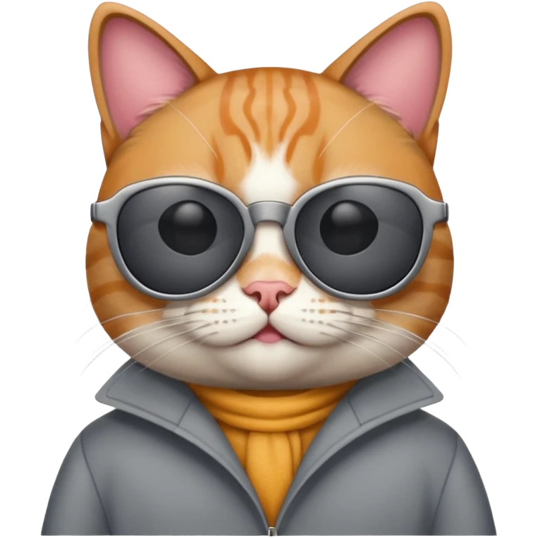 Cat wearing sunglasses emoji