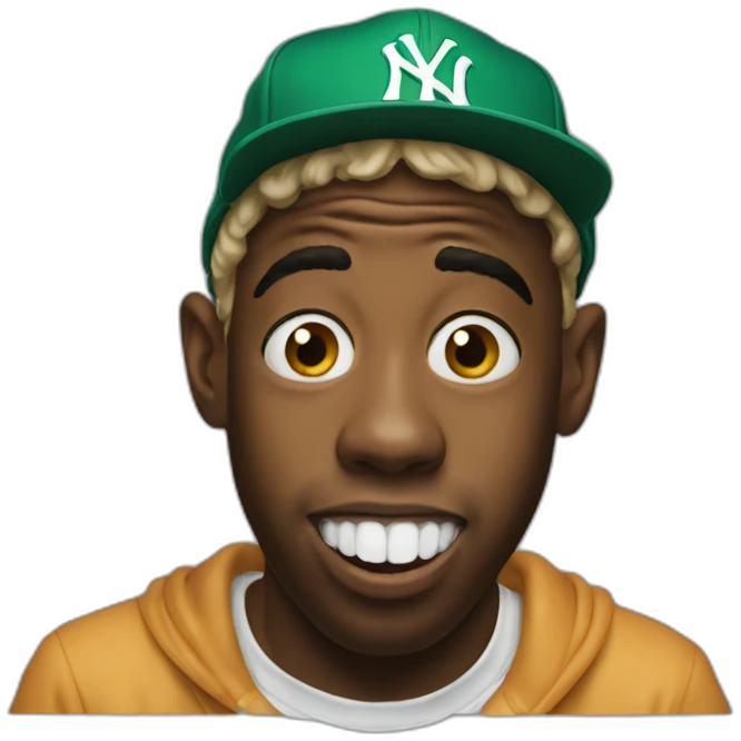 tyler the creator cringing emoji