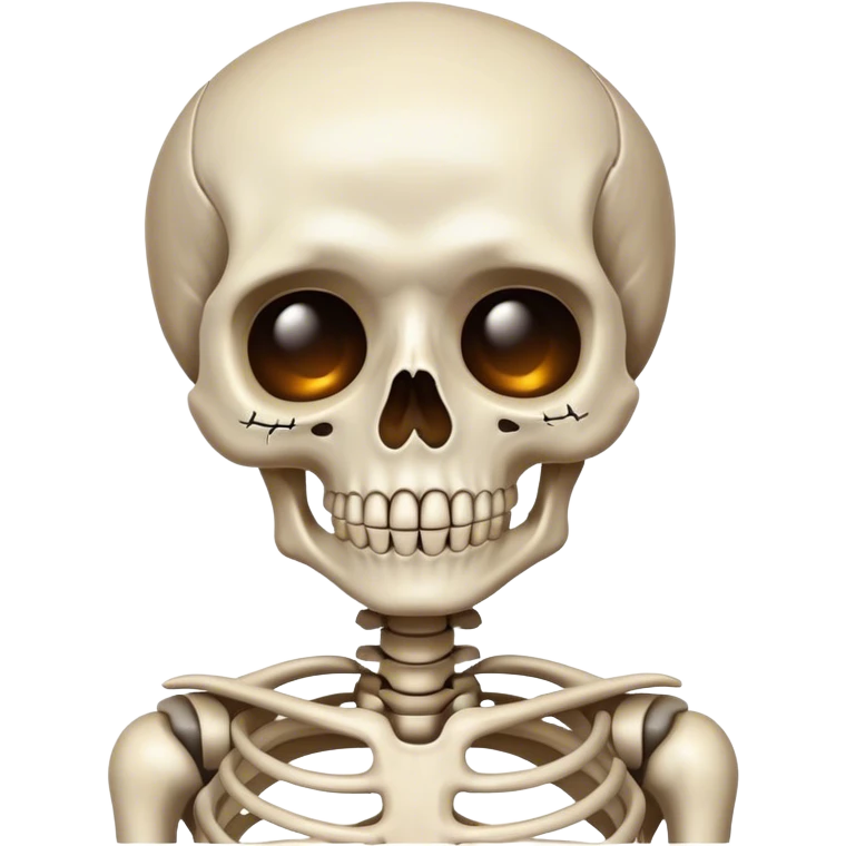 Skeleton in love  emoji