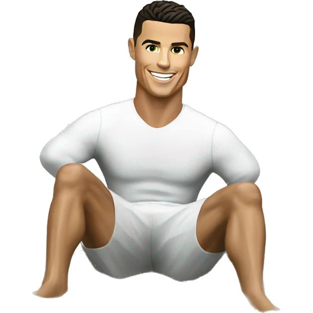 cristiano Ronaldo on beach emoji