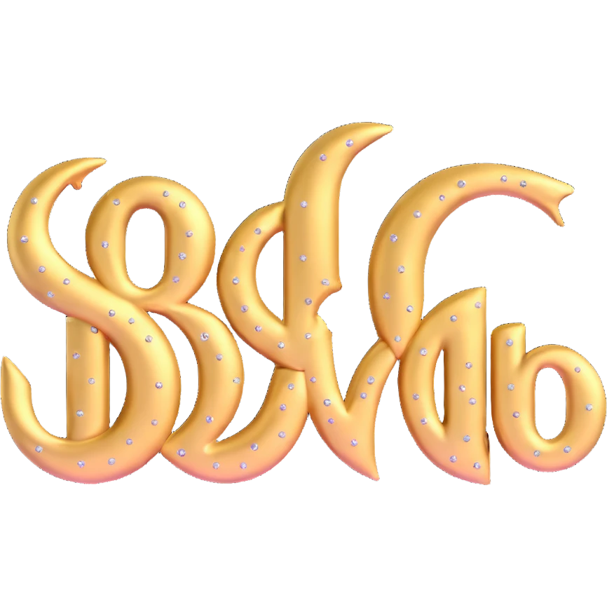 Shiny gold metallic foil reflecting light with sparkles emoji