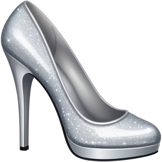 glitter shoes emoji