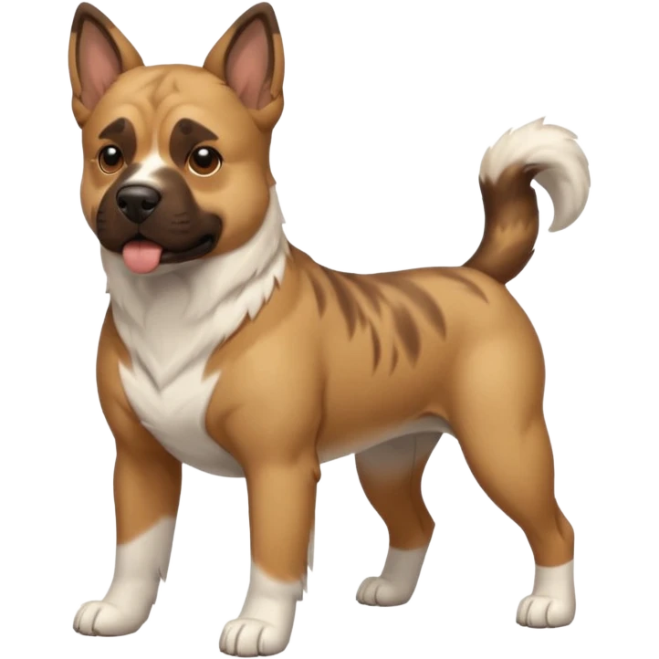 Presse Canario dog playful pose emoji
