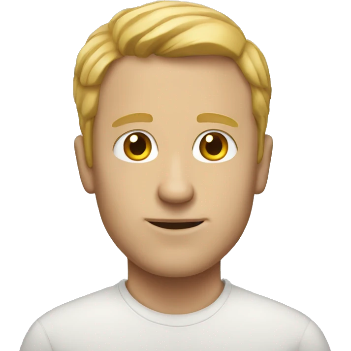 White man emoji