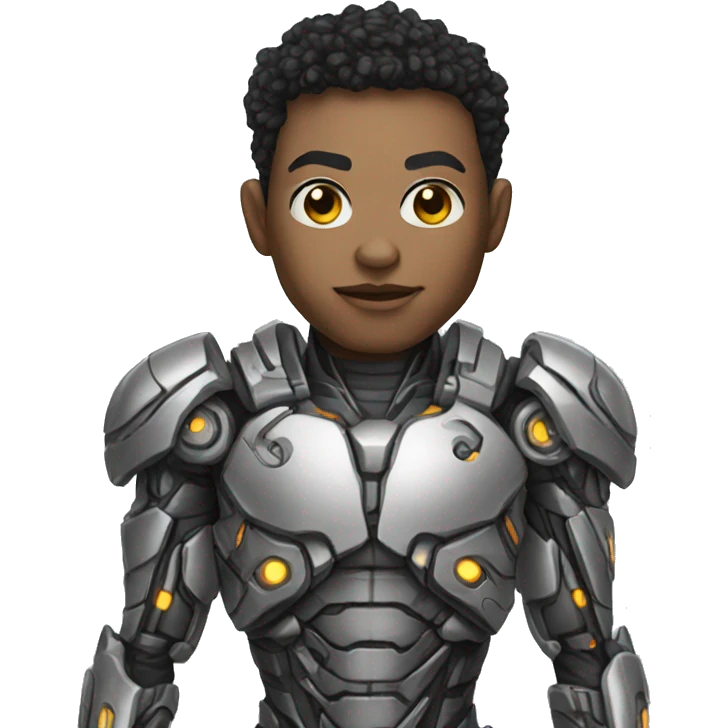 Cyborg DC emoji