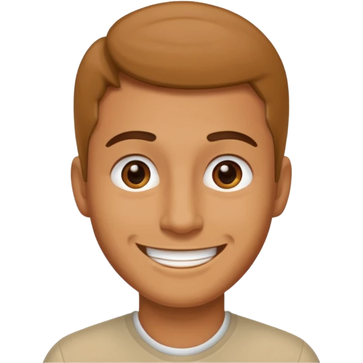 A man saying 6 7 emoji