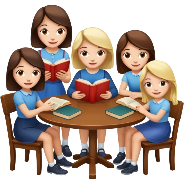 books club girls only under the table emoji