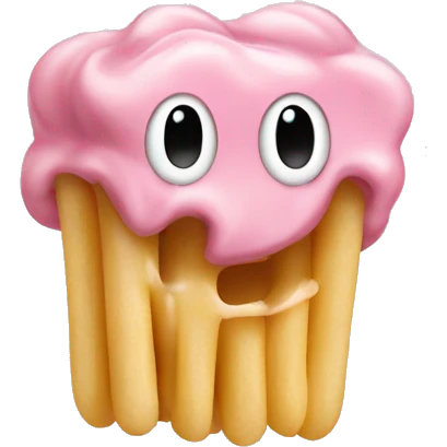 light pink macaroni emoji