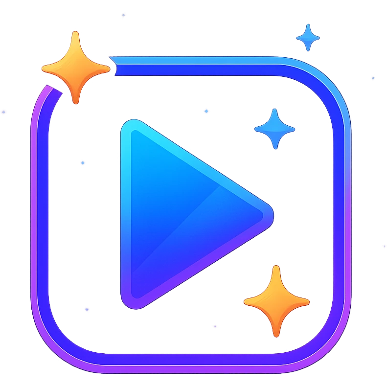 animated +5 sec icon with dark purple, blue, and black base, bright accents, complex gradients, stars, bright neon border, modern clean +5 seconds symbol, subtle glowing and moving stars neon effects, sophisticated futuristic style emoji