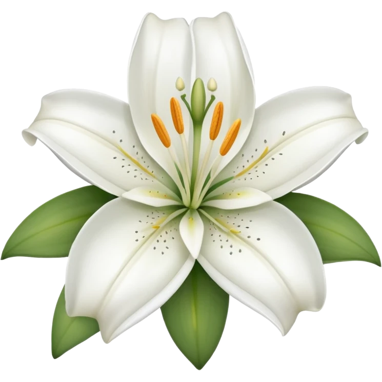 Lily flower emoji