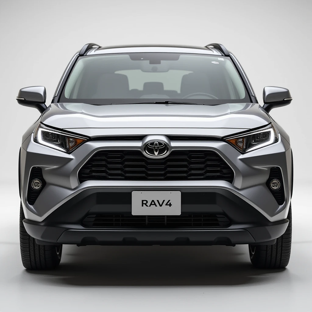 Toyota RAV4, realistic style, front view emoji