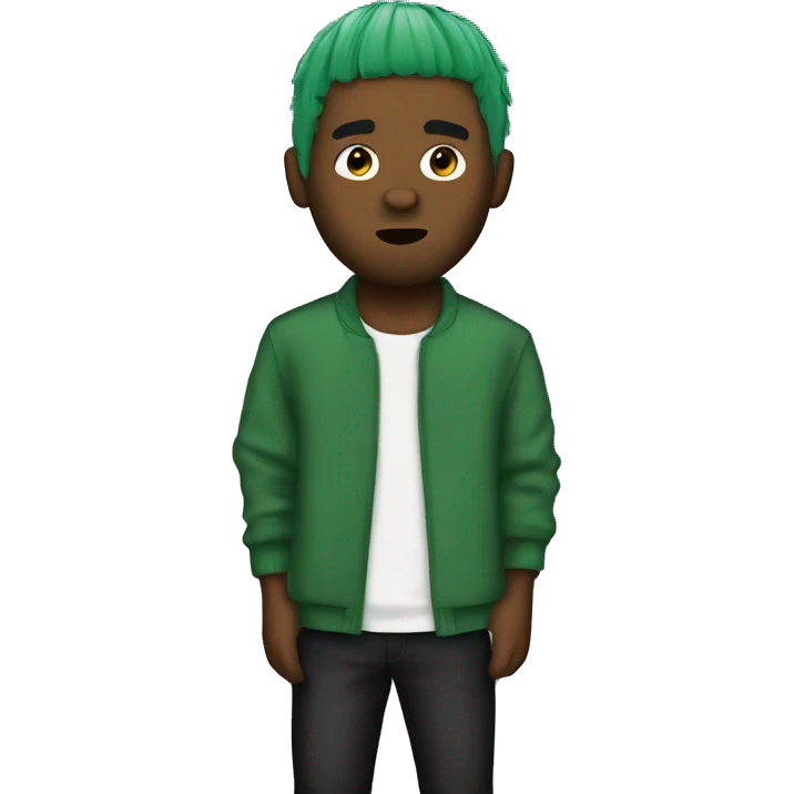 Green hair frank ocean  emoji
