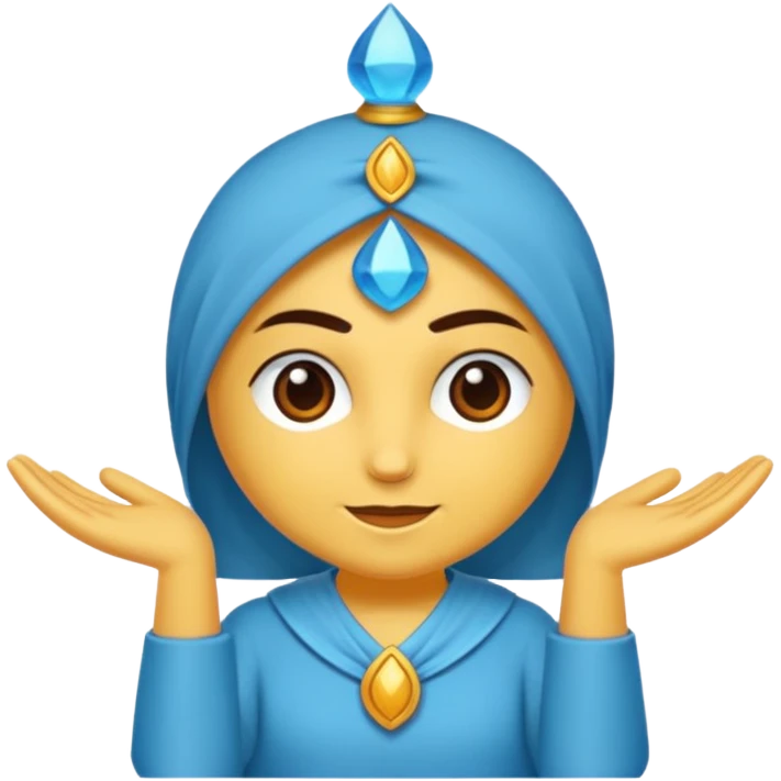 Mavi  ok yuvarlanır emoji