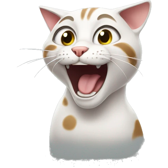 crazy happy cat emoji