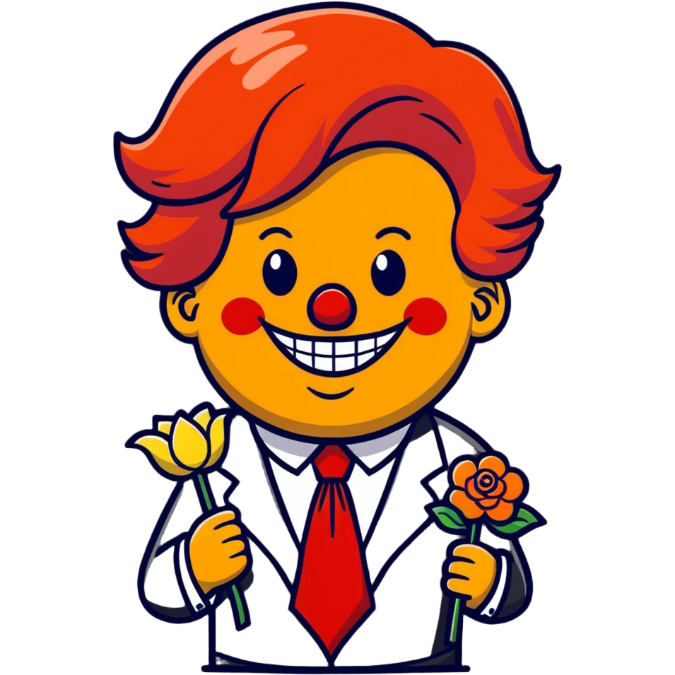 Trump as a Clown emoji
