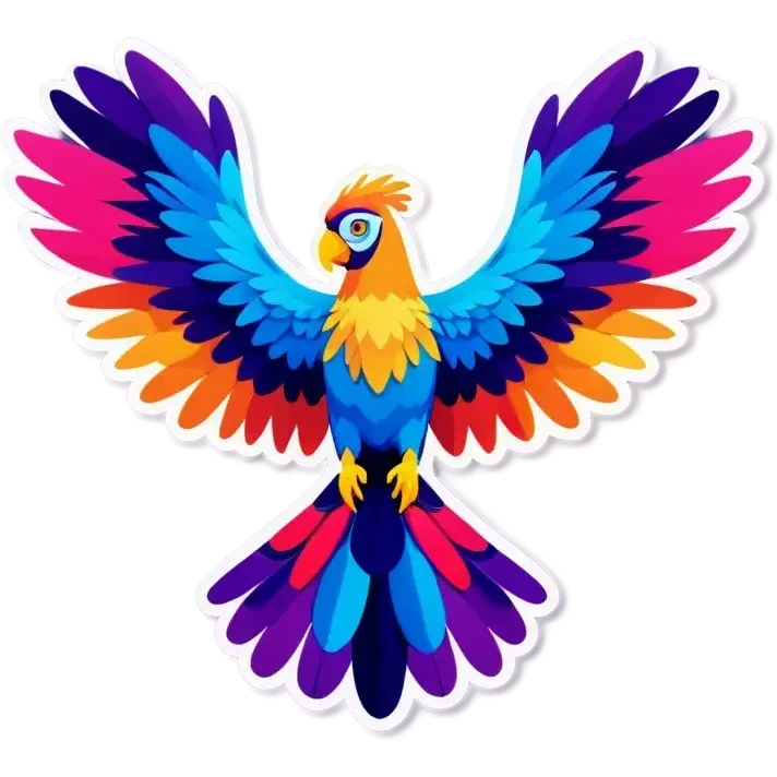 A big bird emoji