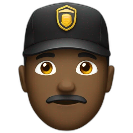 black badge emoji