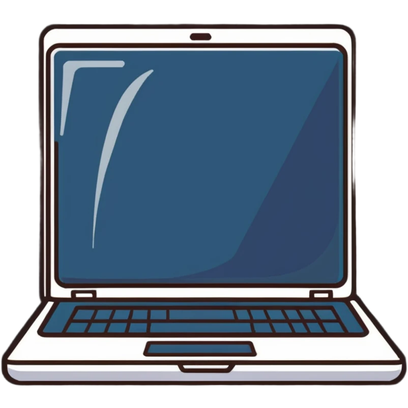 focused professional working on laptop emoji