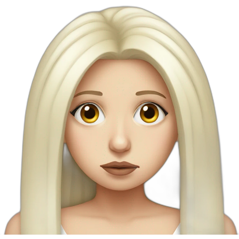 sad lady gaga emoji