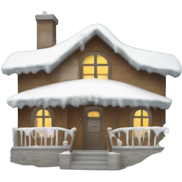 Winter home emoji