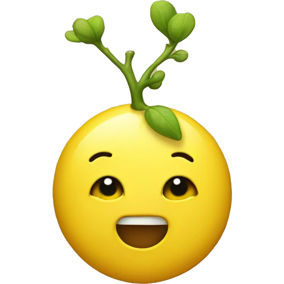 Yellow love emoji