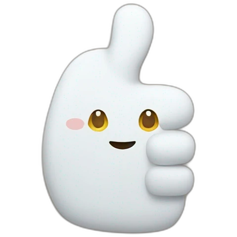 mitten thumbs up emoji