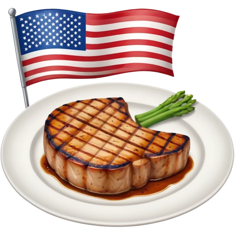 Pork chops Flag emoji