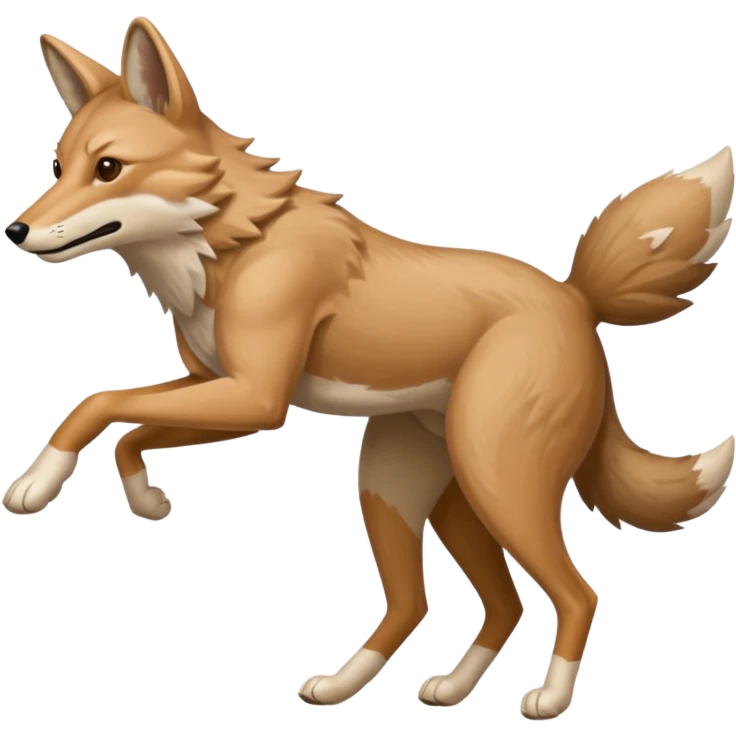 Kick the coyote  emoji